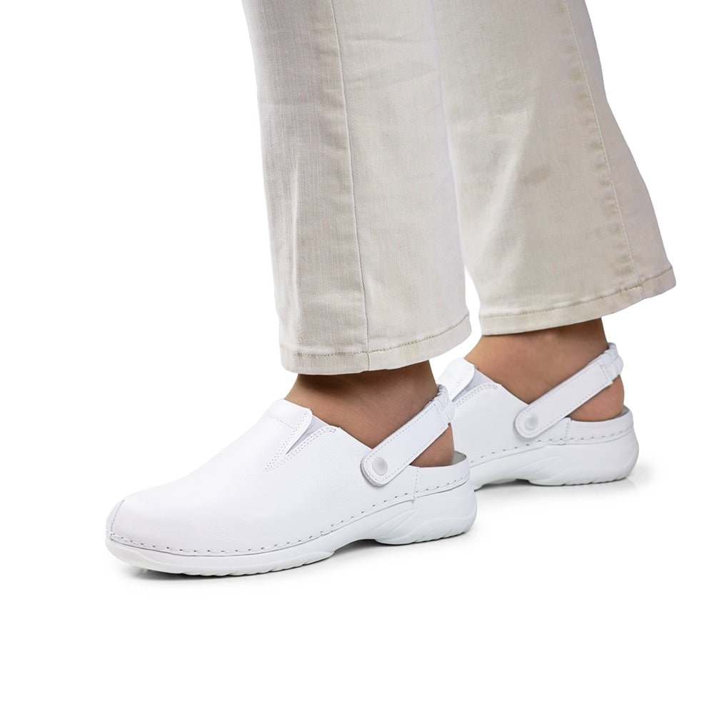 Minfot Arbetsskor Mjuk Toffel Vit