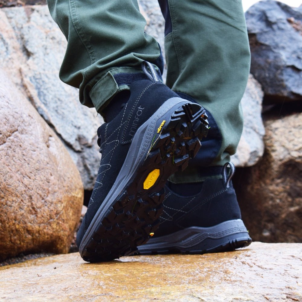 Minfot Ask Promenadskor J-Tex Svart