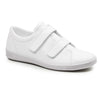 Minfot Aveny Skinn Sneaker med Kardborreband Vit
