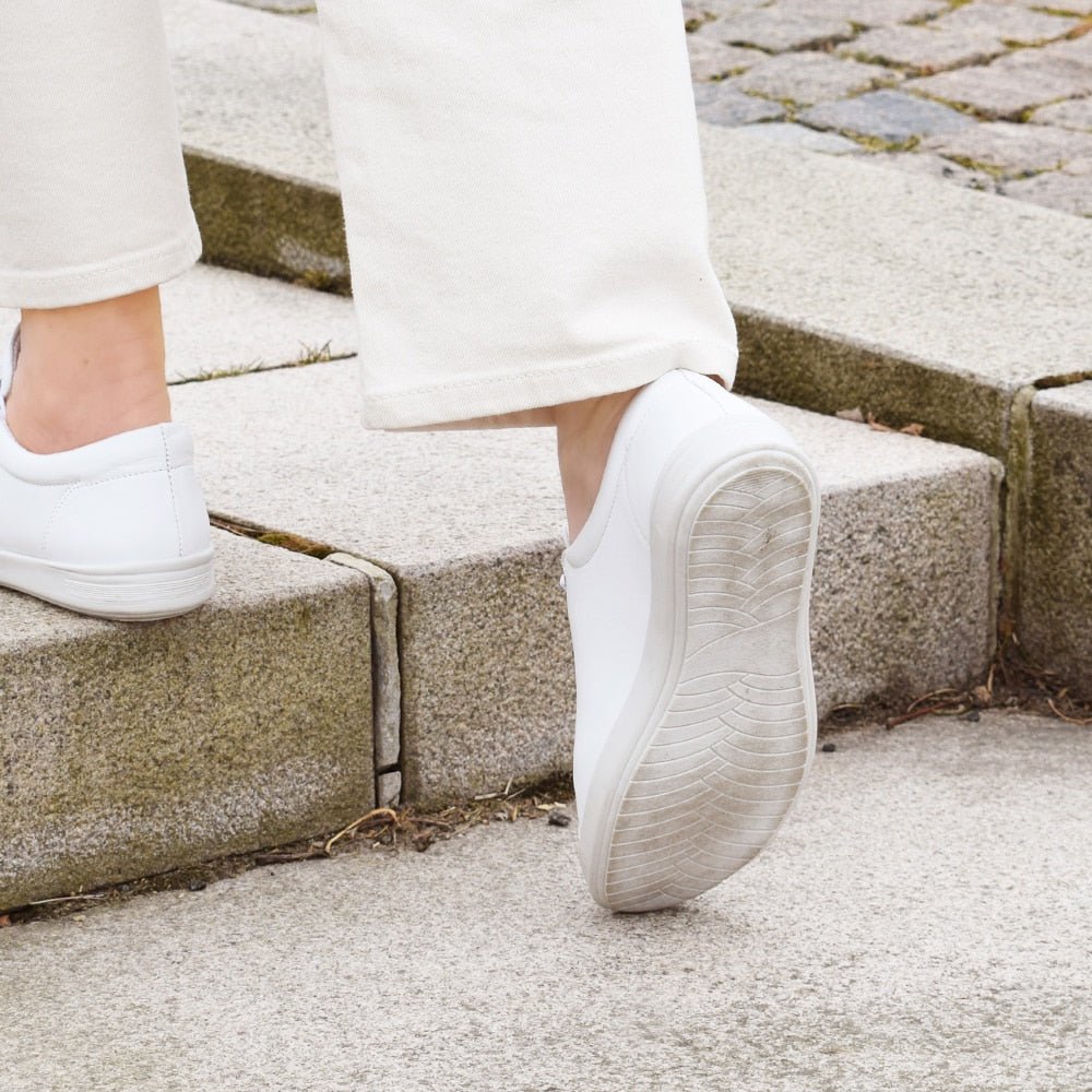 Minfot Aveny Sneaker Dam Skinn Vit