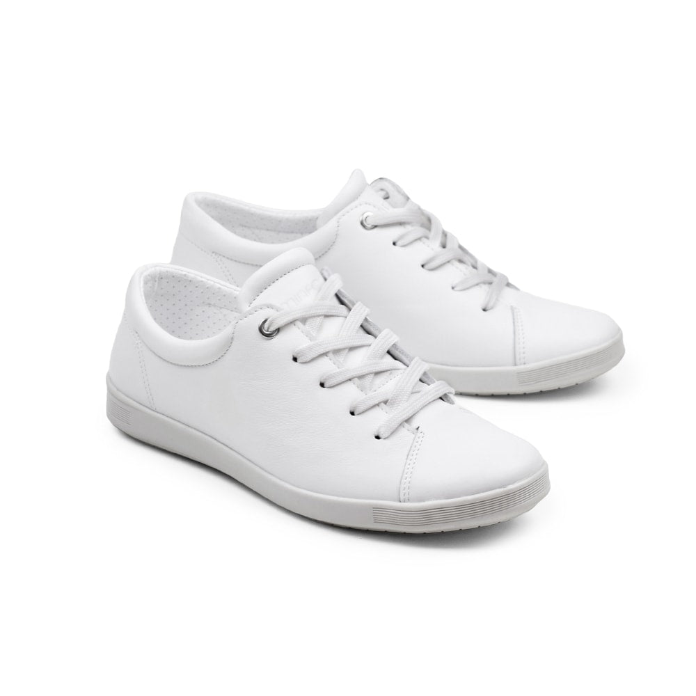 Minfot Aveny Sneaker Dam Skinn Vit