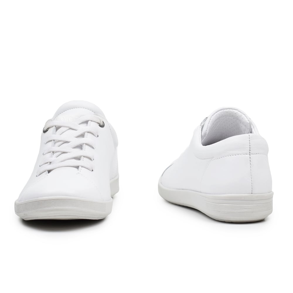 Minfot Aveny Sneaker Dam Skinn Vit