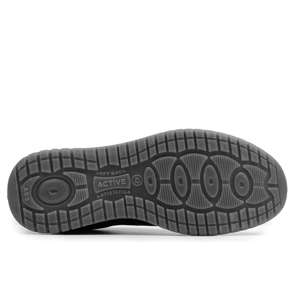 Minfot Axe Herrskor Zip Vattenavvisande TEX Skinn Svart