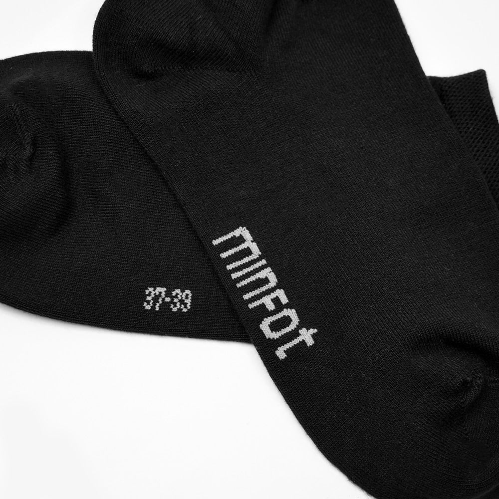 Minfot Bambustrumpor Sneaker Sensitive Svart 5-Pack