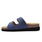 Minfot Sandaler Mjuk Bio Moa Mocka Blå