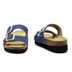 Minfot Sandaler Mjuk Bio Moa Mocka Blå