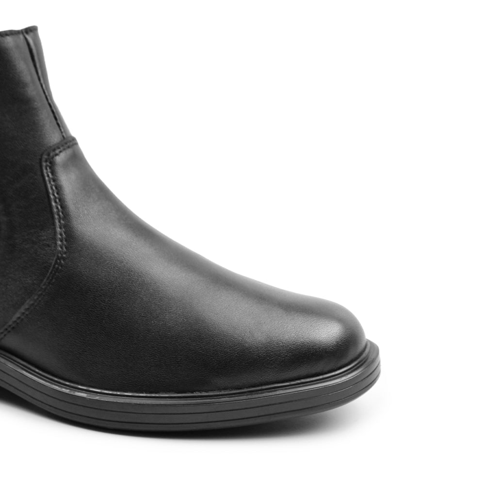 Produktbild 10 - Minfot Bou Chelsea Boots med zip Stretch Läder Svart