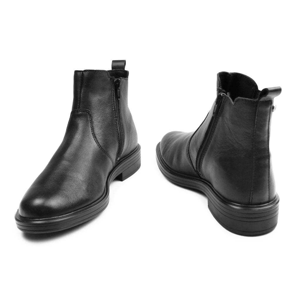 Produktbild 8 - Minfot Bou Chelsea Boots med zip Stretch Läder Svart