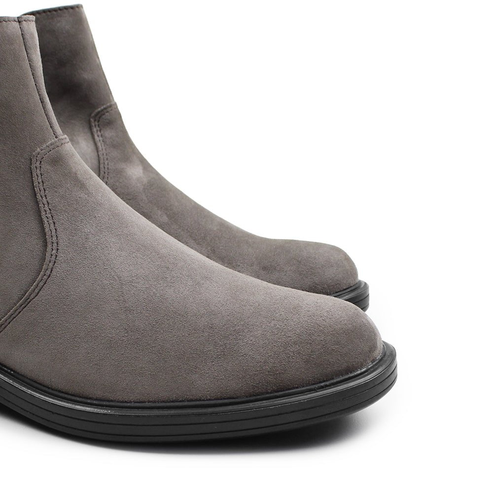 Produktbild 10 - Minfot Bou Chelsea Boots med zip Stretch Nubuck Stone Leopard