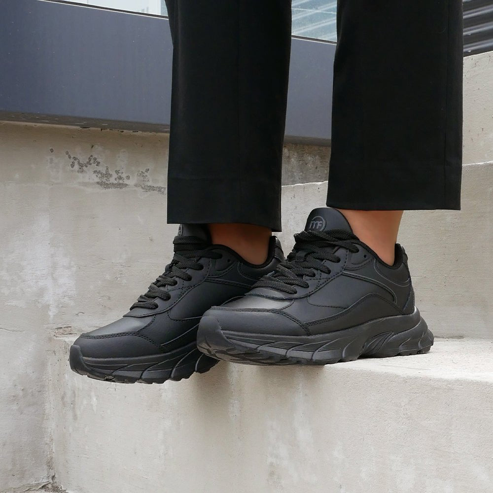 Minfot Sneaker Joy Läder Svart