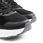 Minfot Joy Sneakers Dam Mesh Mocka Svart Vit