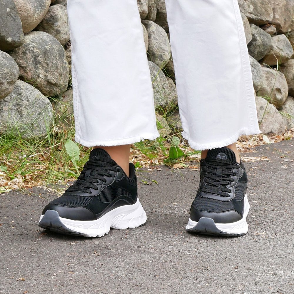 Produktbild 12 - Minfot Sneaker Joy Mesh Mocka Svart Vit