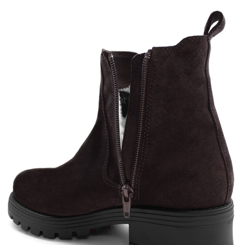 Produktbild 10 - Minfot Cityspike Chelsea Broddskor Zip Mocka Brun