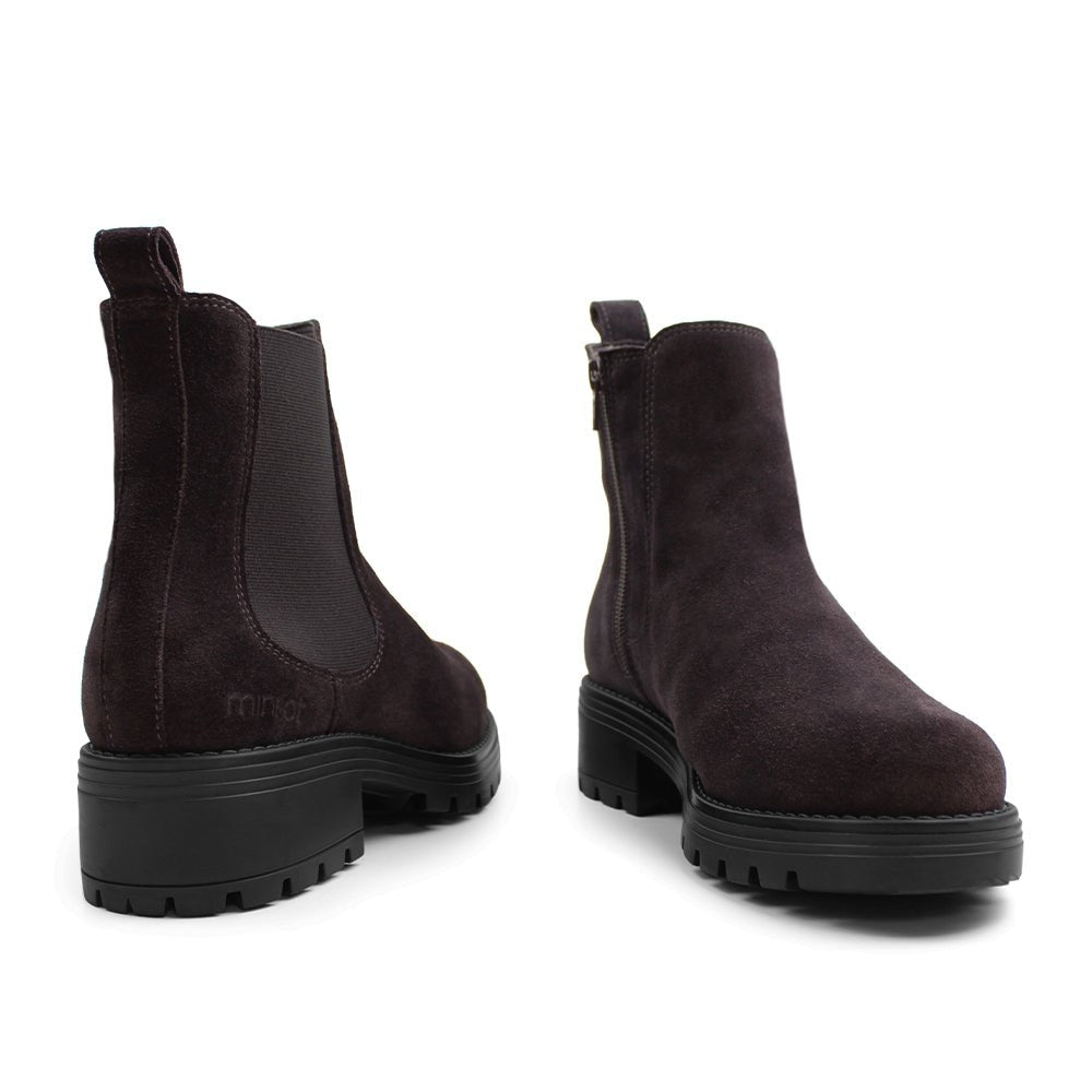Produktbild 8 - Minfot Cityspike Chelsea Broddskor Zip Mocka Brun