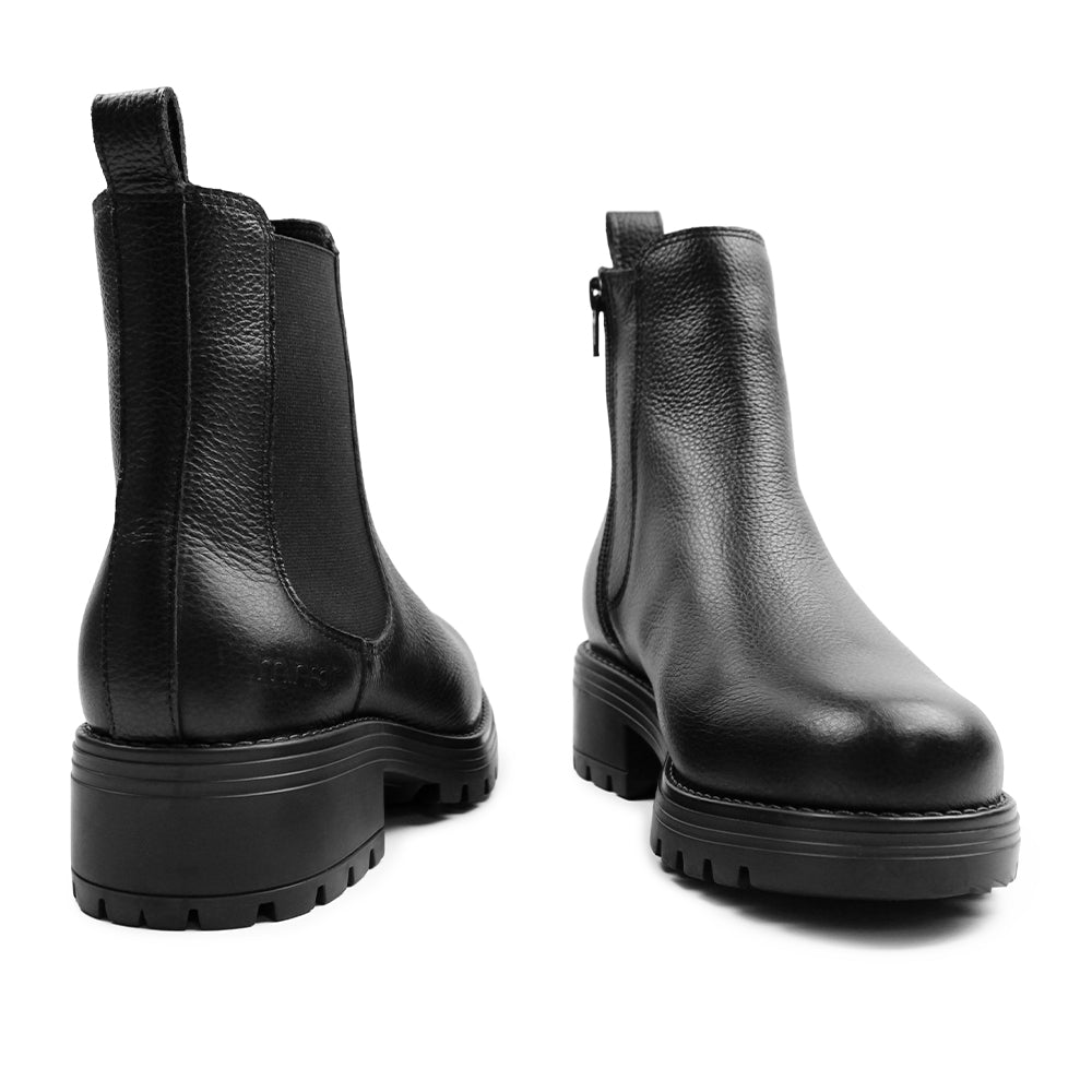 Produktbild 8 - Minfot Cityspike Chelsea Broddskor Zip Skinn Svart