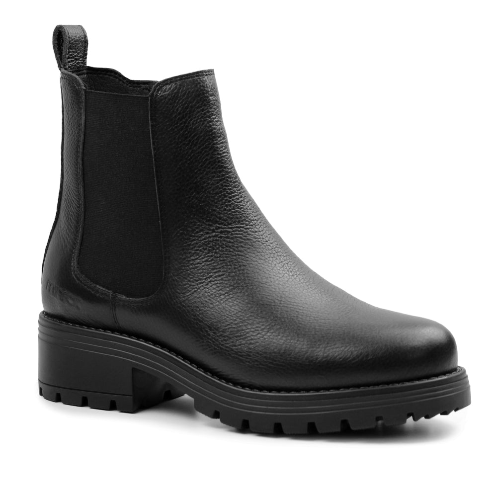 Minfot Cityspike Chelsea Broddskor Zip Skinn Svart