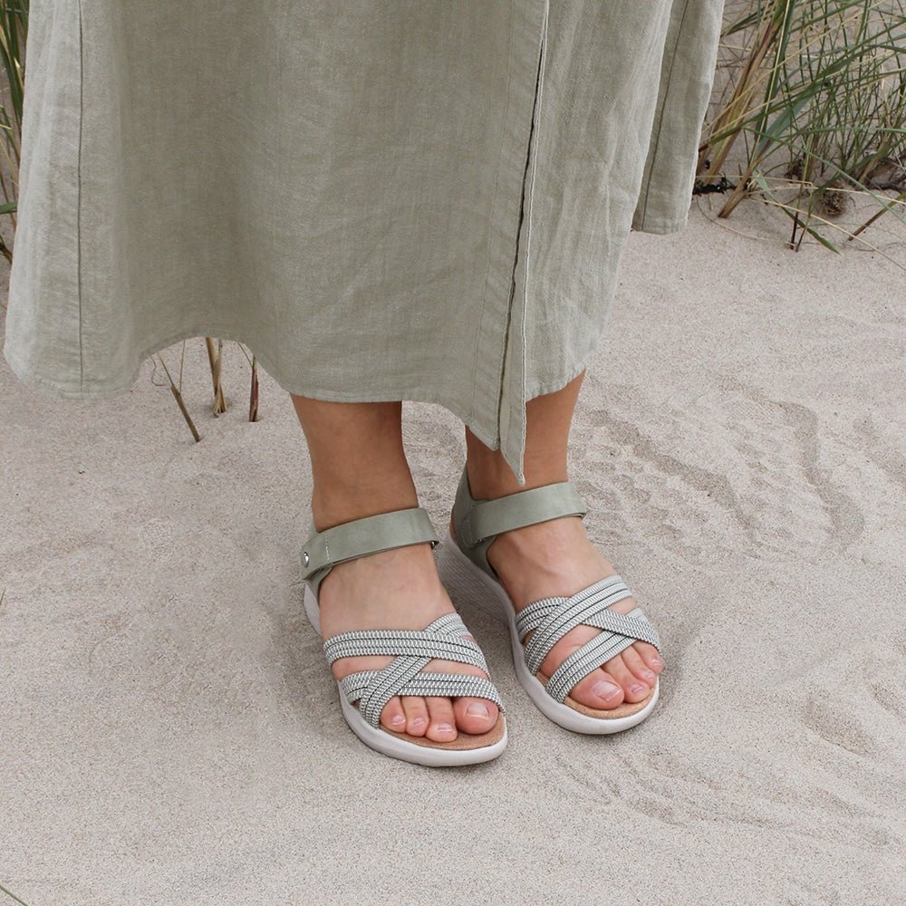 Produktbild 13 - Minfot Sandaler Cloudlite Nia Grön