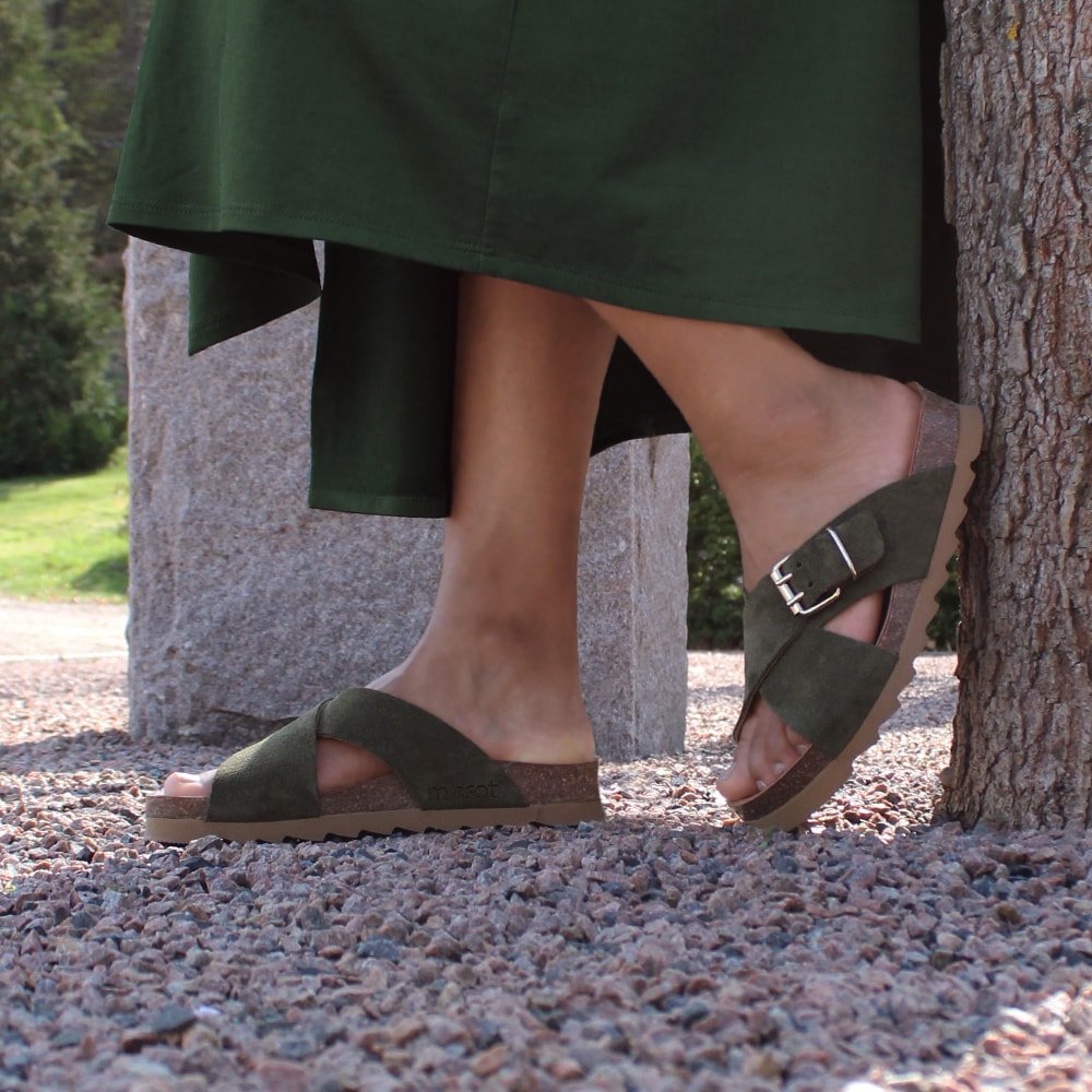 Produktbild 10 - Minfot Cross Sandaler Mocka Grön