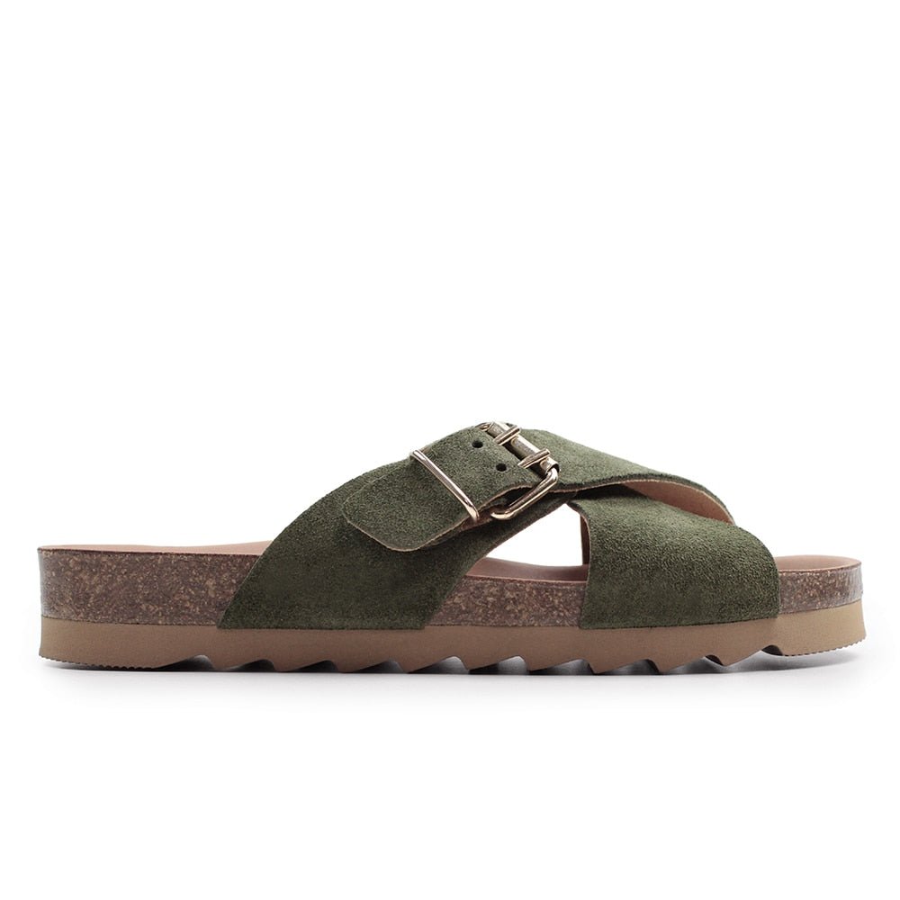 Produktbild 3 - Minfot Cross Sandaler Mocka Grön