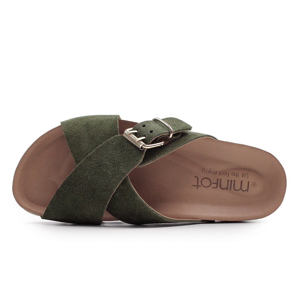 Produktbild 5 - Minfot Cross Sandaler Mocka Grön