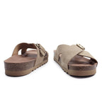 Minfot Cross Sandaler Dam Mocka Sand