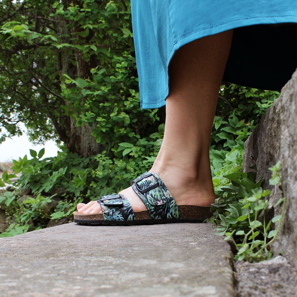 Minfot Sandaler Softstep Tropical Glow Svart