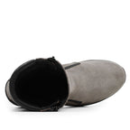 Minfot Dubbskor Boden Mocka Ull Taupe