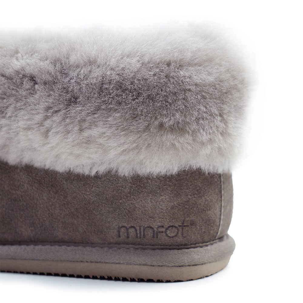 Produktbild 7 - Minfot Fårskinnstofflor Koster med sula Stone