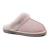 Minfot Fårskinnstofflor Slip-on Duved med sula Ljusrosa