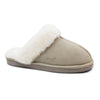 Minfot Fårskinnstofflor Slip-on Duved med sula Sand