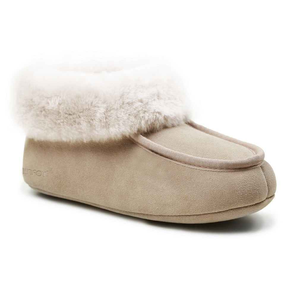 Minfot Fårskinnstofflor Sunne Beige