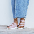 Minfot Dots Sandaler Dam Mjuk Bio Rosa