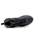 Minfot Granit Mid Kängor Unisex Vattenavvisande TEX Nubuck Svart