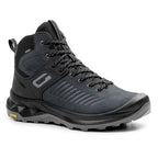 Minfot Granit Mid Kängor Unisex Vattenavvisande TEX Nubuck Svart