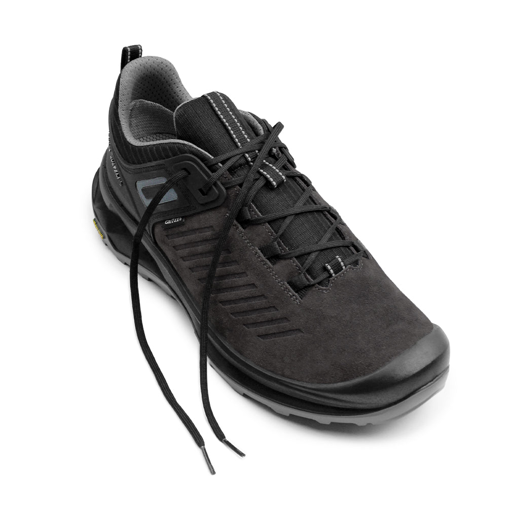 Minfot Granit Low Skor Unisex Vattenavvisande TEX Mocka Grå