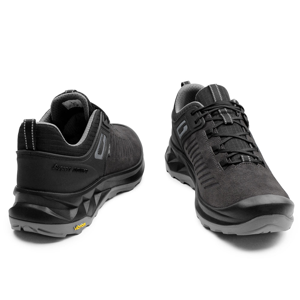 Minfot Granit Low Skor Unisex Vattenavvisande TEX Mocka Grå