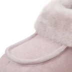 Minfot Fårskinnstofflor Hemse med sula Rose