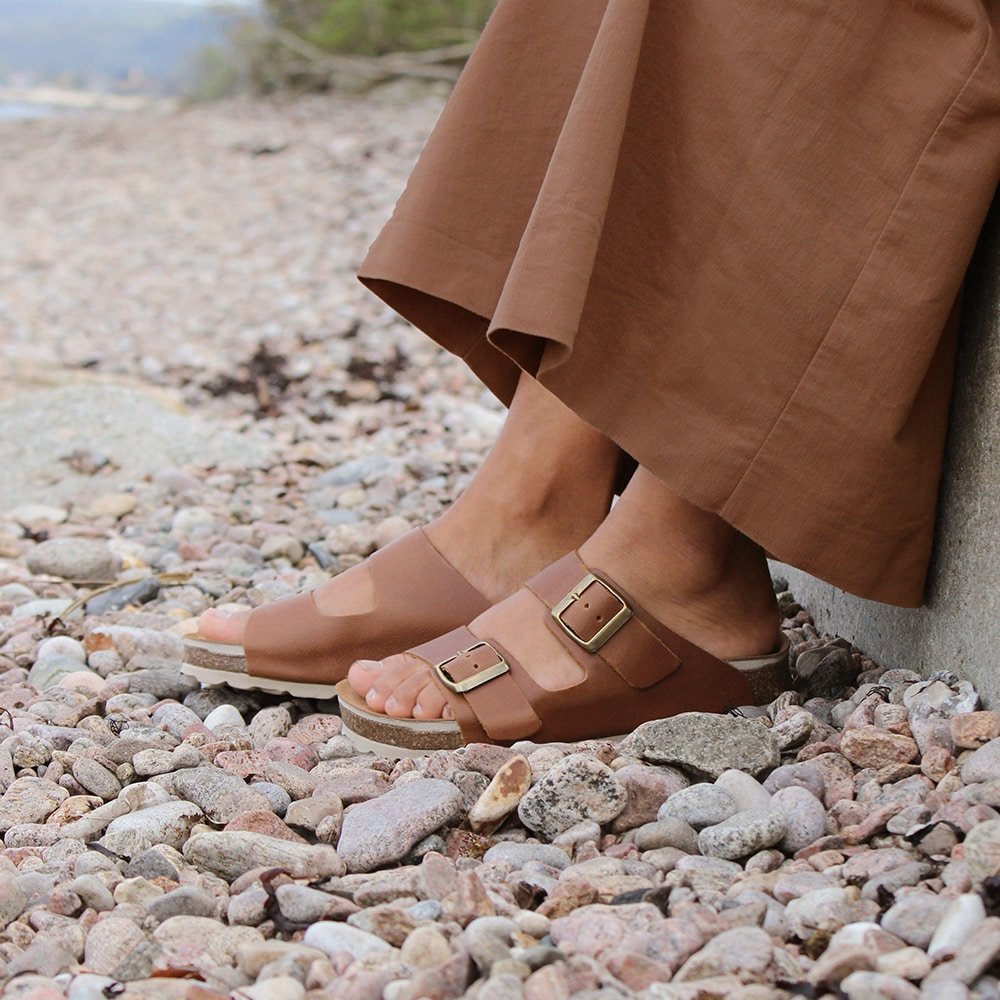 Produktbild 9 - Minfot Kayo Sandaler Läder Primo Soft Ljusbrun