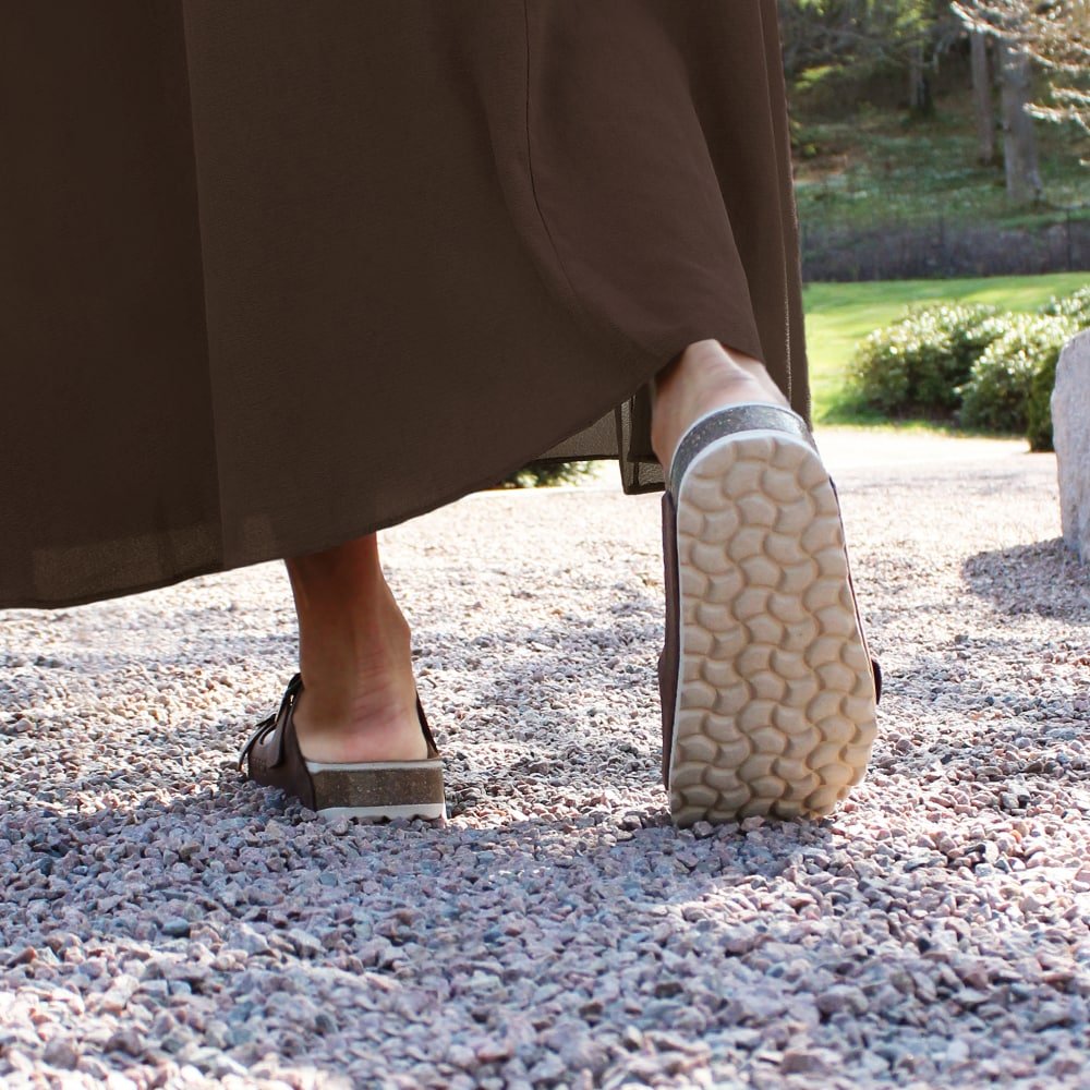 Minfot Kayo Sandaler Läder Primo Soft Mörkbrun