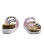 Minfot Dots Sandaler Dam Mjuk Bio Rosa