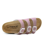 Minfot Dots Sandaler Dam Mjuk Bio Rosa