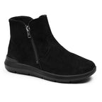 Minfot Lea Boots Stretch Dragkedja Svart