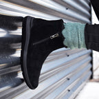 Minfot Lea Boots Stretch Dragkedja Svart