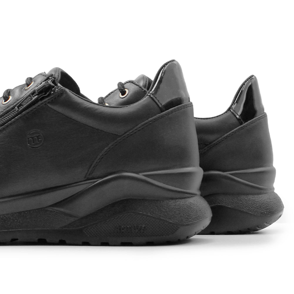 Minfot Lexi Sneakers Dam Vattenavvisande TEX Skinn Svart