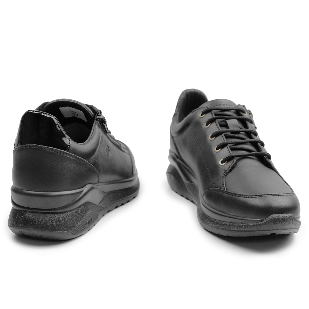 Minfot Lexi Sneakers Dam Vattenavvisande TEX Skinn Svart