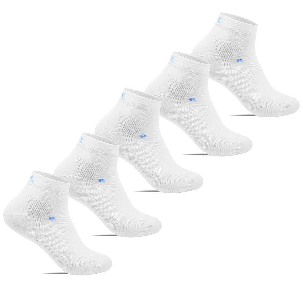 Minfot Löparstrumpor Tunna Lyocell 5-pack Vit