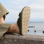 Minfot Luma Sandaler Kardborre Mocka Grön