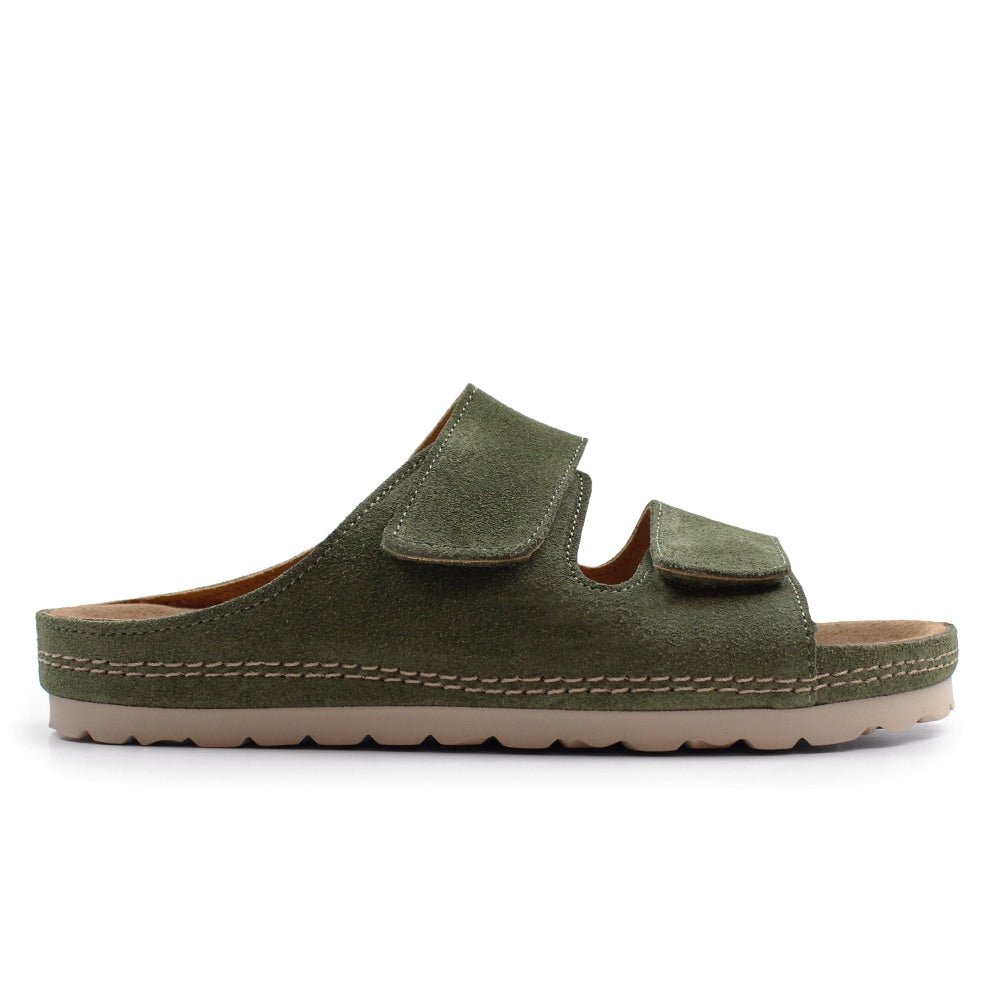 Minfot Luma Sandaler Kardborre Mocka Grön