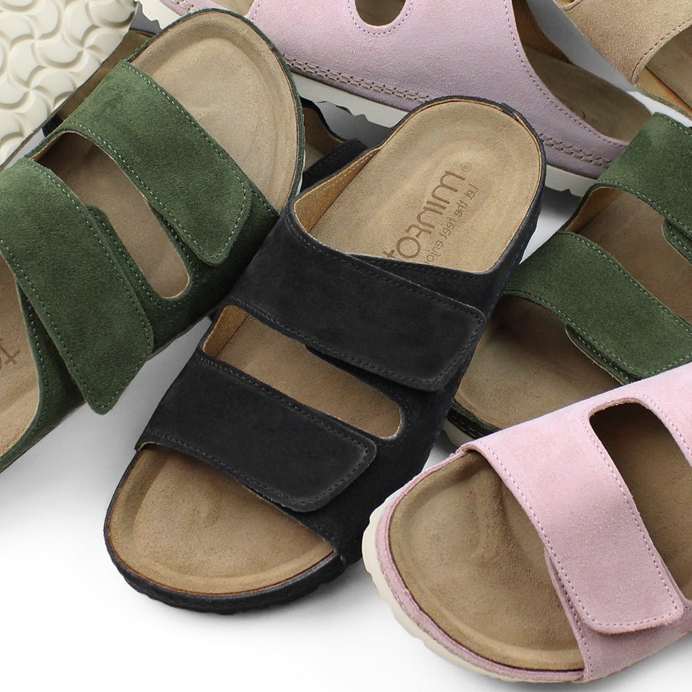 Produktbild 9 - Minfot Luma Sandaler Kardborre Mocka Svart