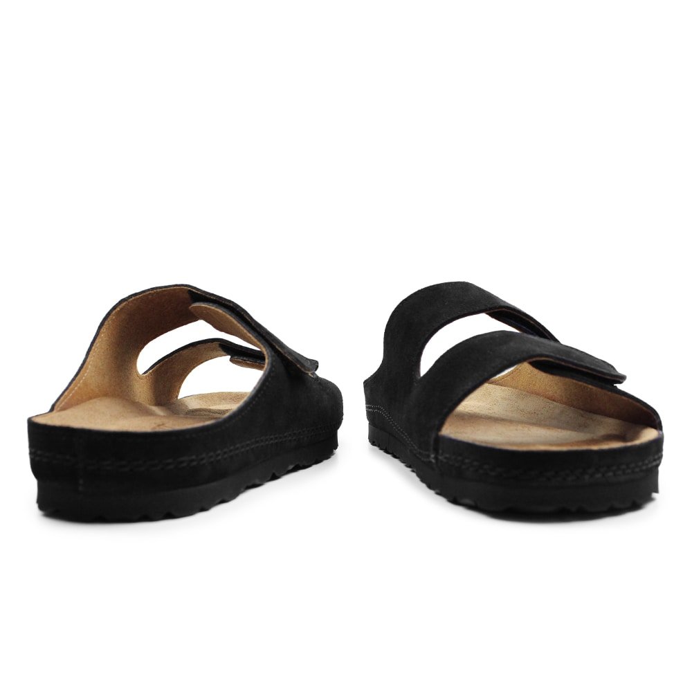 Minfot Luma Sandaler Kardborre Mocka Unisex Svart